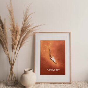 Cosmic Diver Art Print